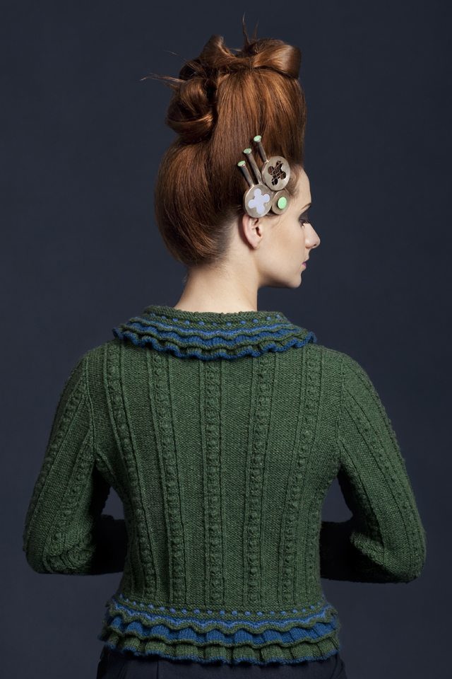 Mary Queen Of Scots hand knitwear design by Alice Starmore from the book Tudor Roses