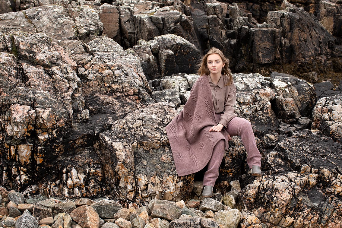 Dunadd patterncard kit by Alice Starmore in Driftwood Hebridean 3 Ply Dunadd patterncard kit by Alice Starmore in Driftwood Hebridean 3 Ply