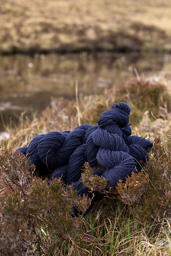 Alice Starmore Hebridean 3 Ply pure new British wool hand knitting Yarn in Kelpie colour