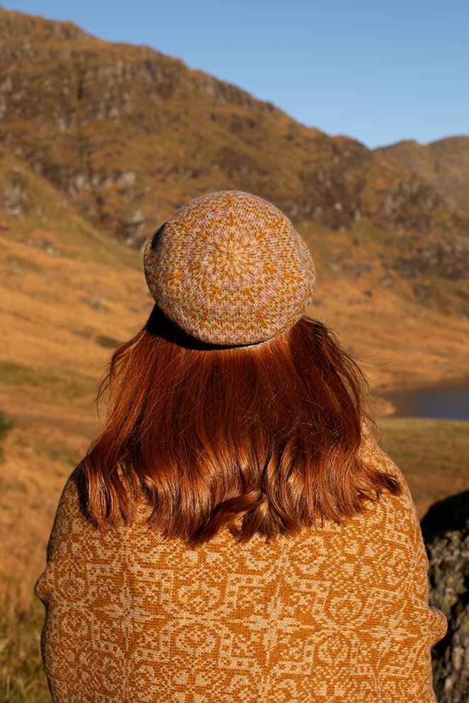 Persian Tiles wrap by Jade Starmore from the book A Collector's Item and Hirta Hat Set and Maidenhair pullover patterncard kits by Alice Starmore Persian Tiles wrap by Jade Starmore from the book A Collector's Item and Hirta Hat Set and Maidenhair pullover patterncard kits by Alice Starmore