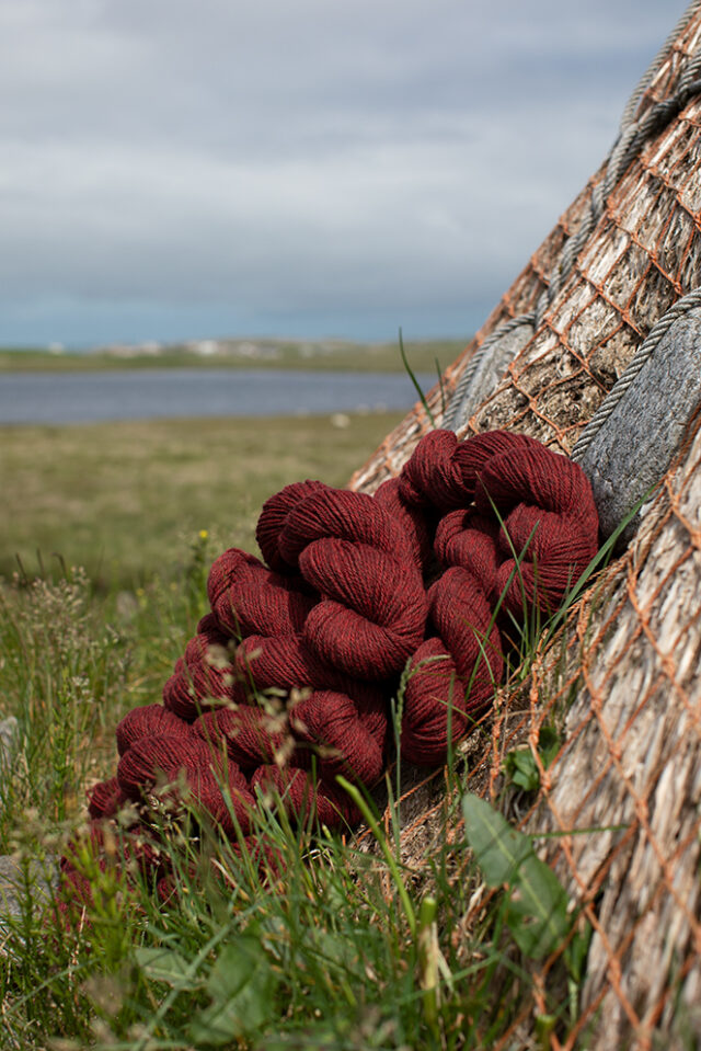 Alice Starmore Hebridean 3 Ply pure new British wool hand knitting Yarn in Red Deer colour